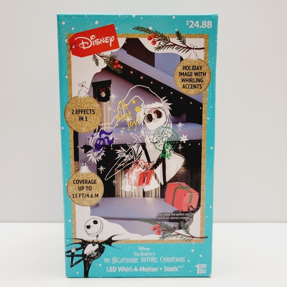 Disney The Nightmare Before Christmas Jack Skellington Whirl A Motion Projector - Picture 1 of 13